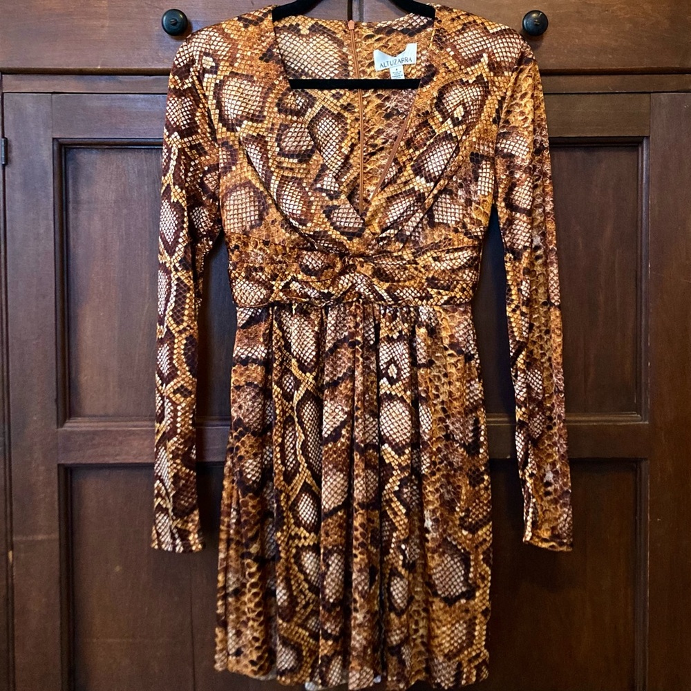 Altuzarra Snakeskin Dress